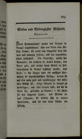 Sieben und Siebenzigster Abschnitt. Ghianetta