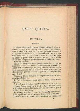 Parte quinta.