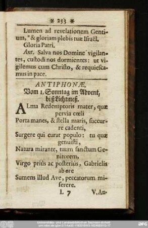 Antiphonae.