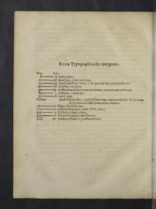 Errata Typographica sic corrigenda.