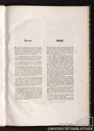Vorrede. Preface.