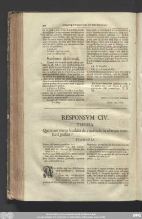 [(IIX) De Oneribus, Hypotheca, Dote, Dotalitio, Meliorationibus Et Debitis Feudalibus.]