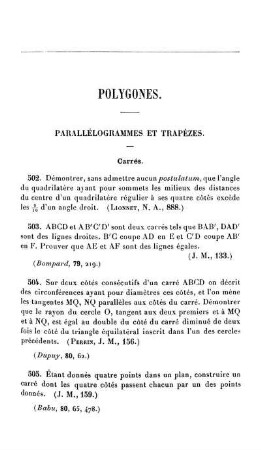 Polygones. Coniques ou autres Courbes.