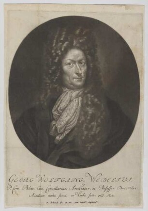 Bildnis des Georg Wolfgang Wedelius