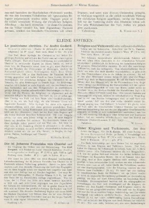 141-144 Kleine Kritiken
