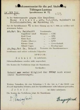 Schmid, Fanny