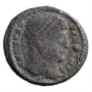 Münze, Follis, Aes 3, 328 - 329 n. Chr.