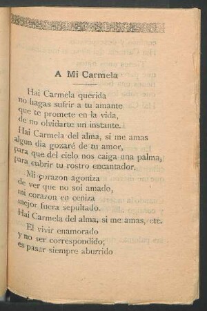 A mi Carmela