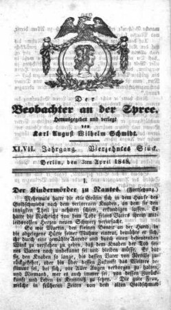 14. Stueck, 3. April 1848