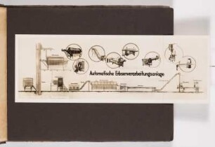 Albumseite 1 mit Aufnahme einer automatischen Erbsenverarbeitungsanlage