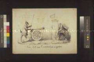 Karikatur auf Friedrich Wilhelm IV.