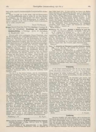 283 [Rezension] Drews, Paul, Grundfragen der evangelischen Kirchenverfassung. Drei Vorträge
