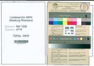 Entnazifizierung Jakob Ophey , geb. 11.08.1911 (Korbmacher)