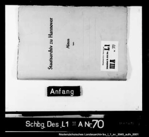 Lehnssachen des Kanzlers Jobst von Walthausen