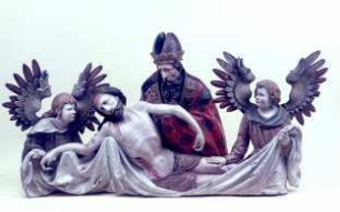 Gottvater und Engel mit dem Leichnam Christi