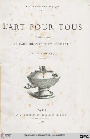 19: L' art pour tous: encyclopédie de l'art industriel et décoratif