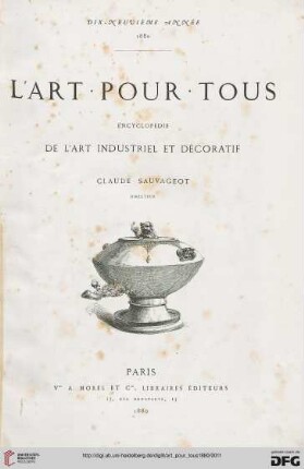 19: L' art pour tous: encyclopédie de l'art industriel et décoratif