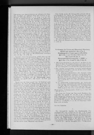 Verfassung der Freien und Hansestadt Hamburg (HmbVerf) Artikel 65 Abs. 2 Nr. 3 Hamburgisches Beamtengesetz (HmbBG) §§ 6 Abs. 1 und 55 Abs. 2 (GG Art. 21 Abs. 2 und 33 Abs. 5 Beamtenrechtsrahmengesetz - BRRG - §§ 4 Abs. 1 Nr. 2 und 35 Abs. 1 Satz 3)
