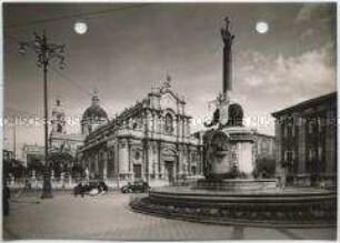 Sizilien, Catania, Piazza del Duomo