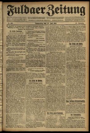 Ausgabe vom Donnerstag, den 20. Juli 1916.