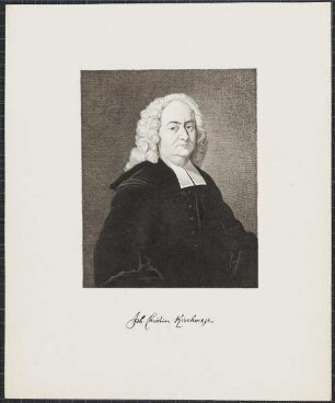 Icones Professorum Marpurgensium — Bildnis des Johann Christian Kirchmeier (1674-1743)