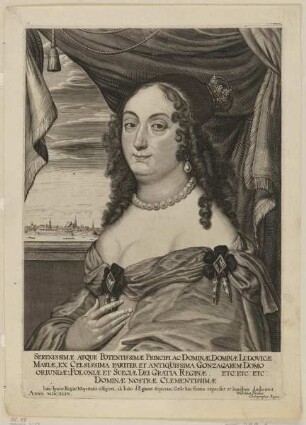 Bildnis der Ludovica Maria, Königin von Polen