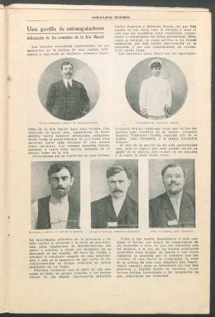 Una gavilla de estranguladores - Aclaración de los crímenes de la Isla Maciel
