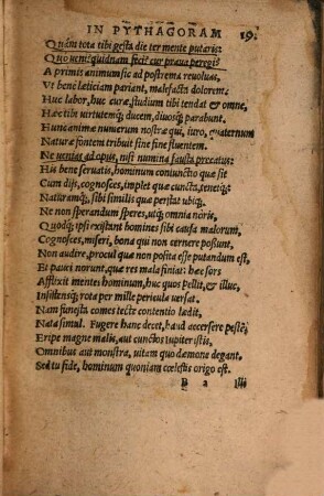 Poemata Pythagorae & Phocylidis