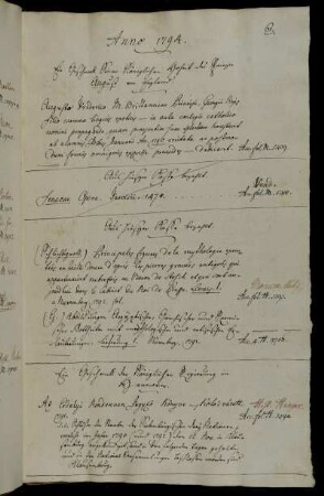 Ein Geschenck Seiner Königlichen Hoheit des Prinzen August von England. - Aus hiesiger Kasse bezahlt. - Ein Geschenck der Königlichen Regierung in Hannover.