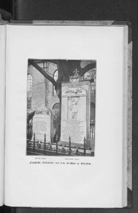 Klopstocks Ruhestätte auf dem Kirchhof zu Ottensen.