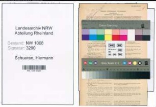 Entnazifizierung Hermann Schueren , geb. 17.01.1898 (Landwirt)