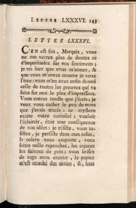 Lettre LXXXVI - Lettre XC