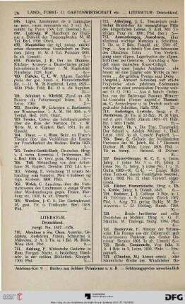 Literatur (Nr. 710-946)