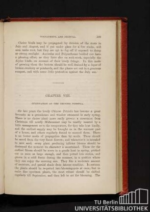 Chapter VIII. Cultivation of the Chinese Primula.