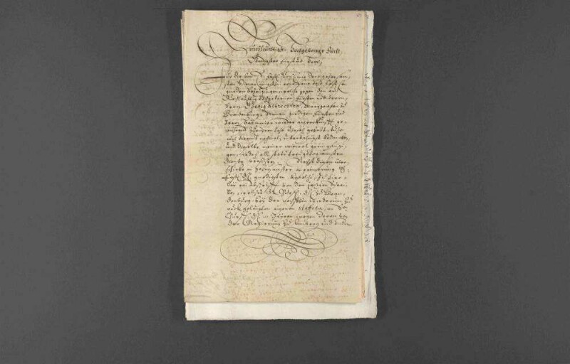 Korrespondenz mit Geheimrat Karl von Stein.