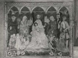 Thronende Mutter Gottes mit den Heiligen Leonhard, Hemma, Kunigunde und Georg