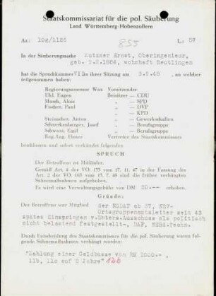 Kutzner, Ernst