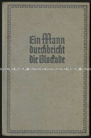 Belletristische Darstellung einer Flucht von Afrika nach Deutschland 1939