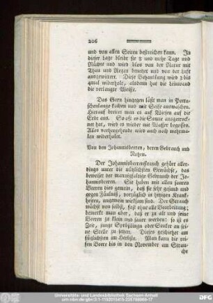 Von den Johannisbeeren, deren Gebrauch und Nutzen.