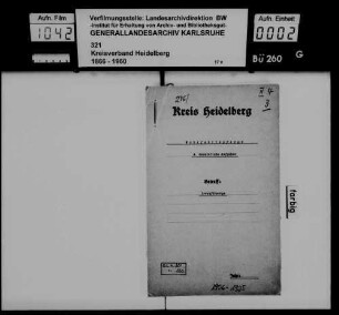Erarbeitung gesetzlicher Regelungen zur Irrenfürsorge