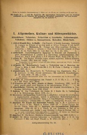 Antiquariats-Katalog ... : Adolf Weigel, Buchhandlung und Antiquariat, Leipzig. 21