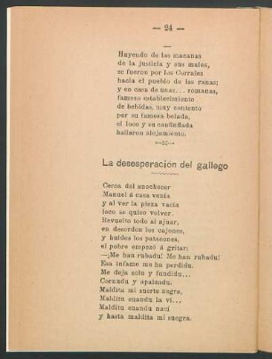 La desesperación del gallego