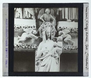 Amiens, Kathedrale Notre Dame,Amiens, Kathedrale Notre Dame, Vierge dorée : Setail (Südquerhausportal)