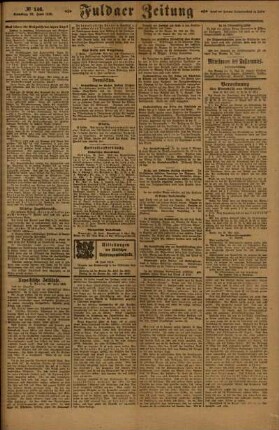 Zweite Ausgabe vom Samstag, den 28. Juni 1919.