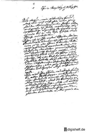 1: Brief von Gotthilf Sebastian Rötger an Johann Wilhelm Ludwig Gleim