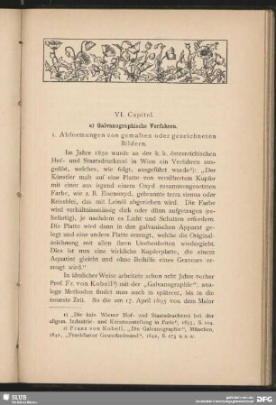 1. Abformungen von gemalten oder gezeichneten Bildern