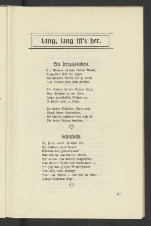 Sehnsucht