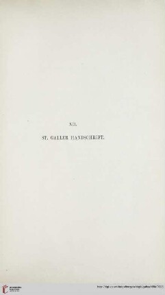 XII. St. Galler Handschrift