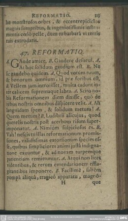 47. Reformatio