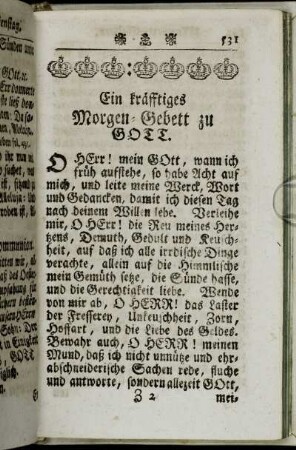 Ein kräfftiges Morgen-Gebett zu Gott. - Abend-Gebett.